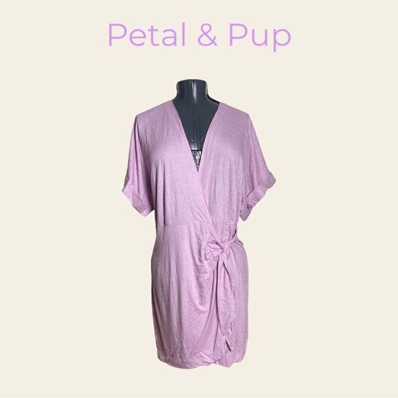 Petal & Pup Apex Lilac Purple Wrap Dress Size 10 - Picture 1 of 10